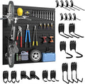 DoCred Slatwall Paneling Organizer, 4x4 FT PVC Garage Slat Wall Storage Systems by DoCred