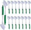 Hsei 20 Pcs Green Kitchen Scrub Dish Brush Bulk by Hsei