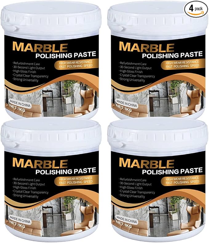 Marble Polishing Paste Kit, Marble Polishing Compound, Countertop Cleaner by Unknown