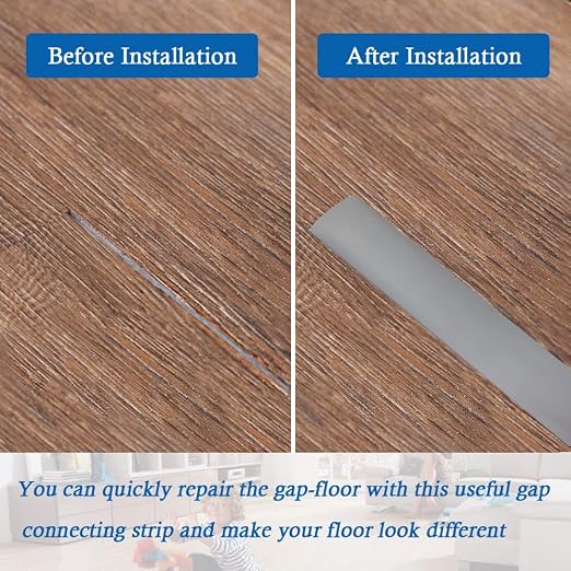 Floor Transition Strip Self Adhesive Floor Cover Strips Laminate 2" Wide Vinyl - Image 4