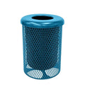 COATEDOUTDOORFURNITURE RFT-LBL Heavy Duty 32 Gallon Round Trash Receptacle by CoatedOutdoorFurniture