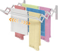 X-cosrack Wall Mounted Clothes Drying Rack, Wide Large Rustproof Retractable by X-cosrack