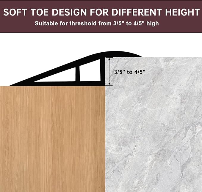 Vinyl Door Threshold Flooring Transition Strip Self Adhesive Carpet Edging Strip - Image 4