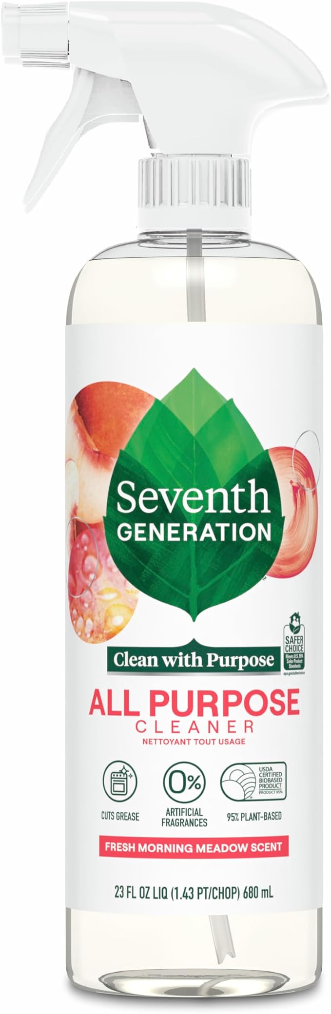 Seventh Generation All Purpose Cleaner, Fresh Morning Meadow Scent, Cuts Grease by SeventhGeneration