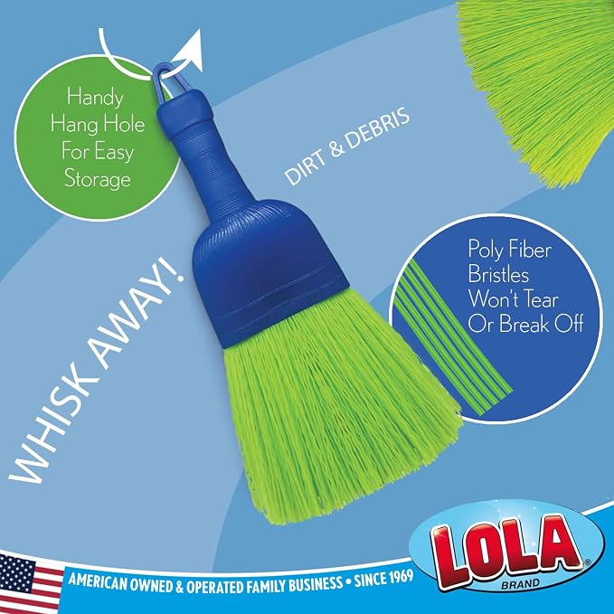 LOLA Whisk Broom, Hand Brush, 6 Pack, Durable Bristles, Whisks Away Dirt & - Image 7