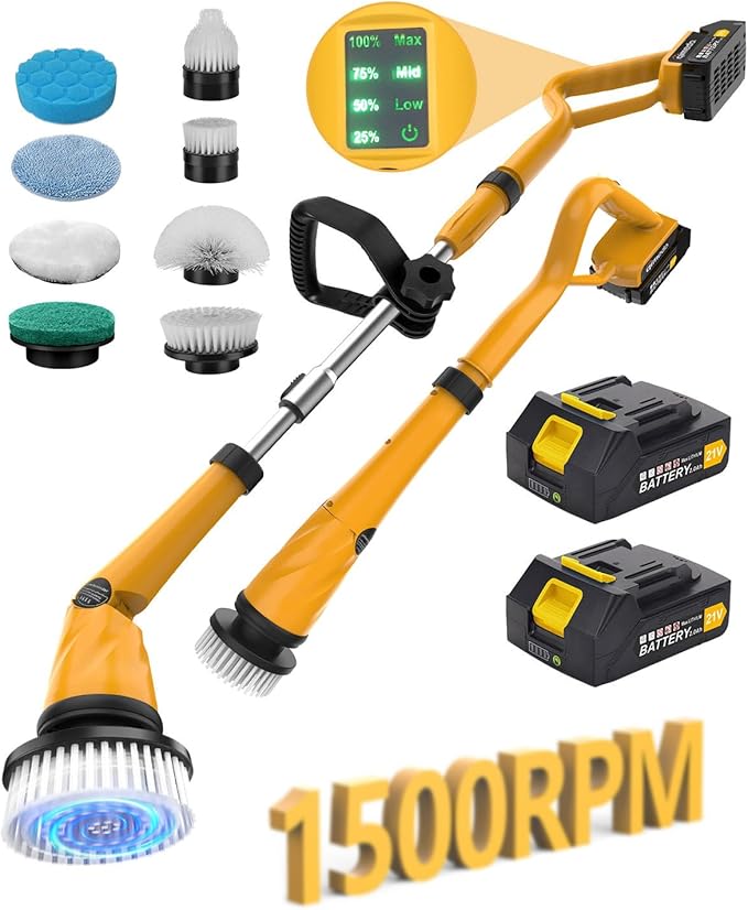 Qimedo 1500 RPM Electric Spin Scrubber by qimedo