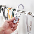 Large Clothes Pins Towel Clips, Strong Plastic Clothes Hanger. S Hook by MaxSparkling+life