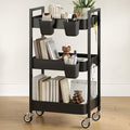3 Tier Rolling Cart, Utility Cart by Nunsino