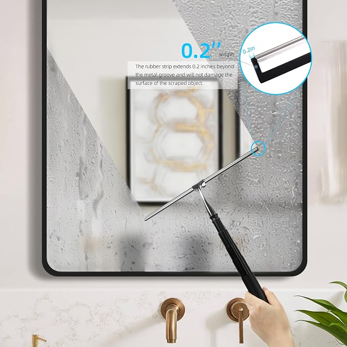 Window Squeegee for Home, 2 in 1 Window Washing kit - Image 6