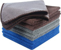 KinHwa Kitchen Washcloths for Dishes Absorbent Microfiber Dish Cloths Quick Dry by KinHwa