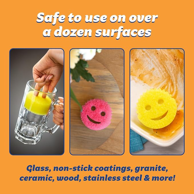 Scrub Daddy 4 Scrub Daddy Sponges & 4 Scrub Mommy Kitchen Sponges - Image 7