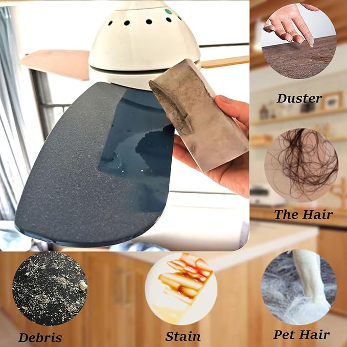 6 Pack Damp Clean Duster Sponge, Dusting Sponge Duster - Image 4