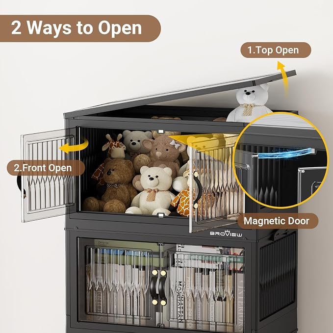 BROVIEW 320Qt Stackable Storage Bins - Image 3