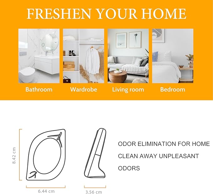 Air Freshener for Home, 4 Pack, Odor Eliminator for Small Area Closets Bathroom - Image 2