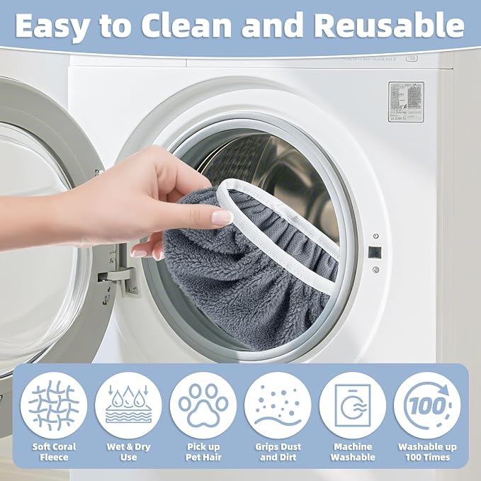 Reusable Dry Sweeping Cloths Microfiber Wet Pads Refill Compatible - Image 6