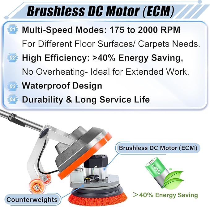 Commercial Floor Scrubber Machine - Image 4