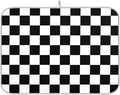 Black White Chessboard Dish Drying Mat by Wamika