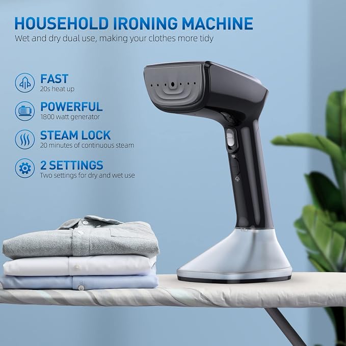 Steamer for Clothes -1800W - Image 3