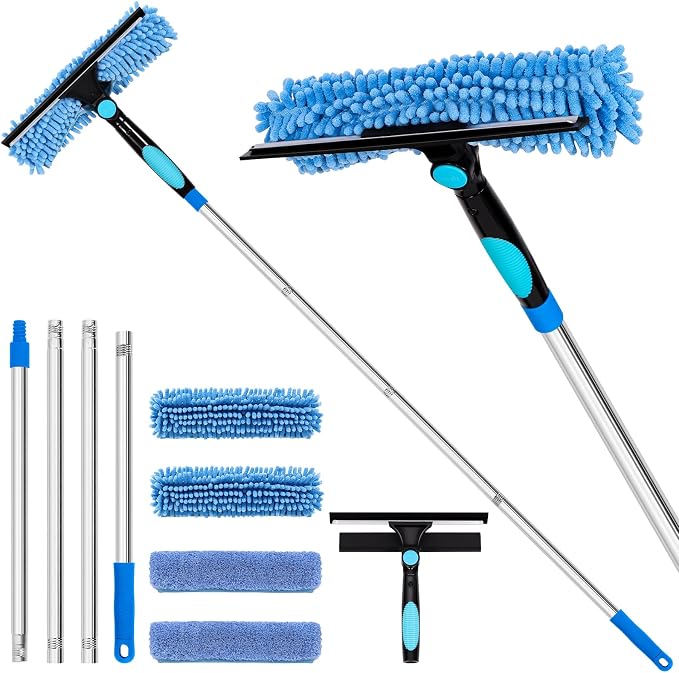 Professional 72'' Window Squeegee Cleaning Washing Tool/Kit by TIMIVO