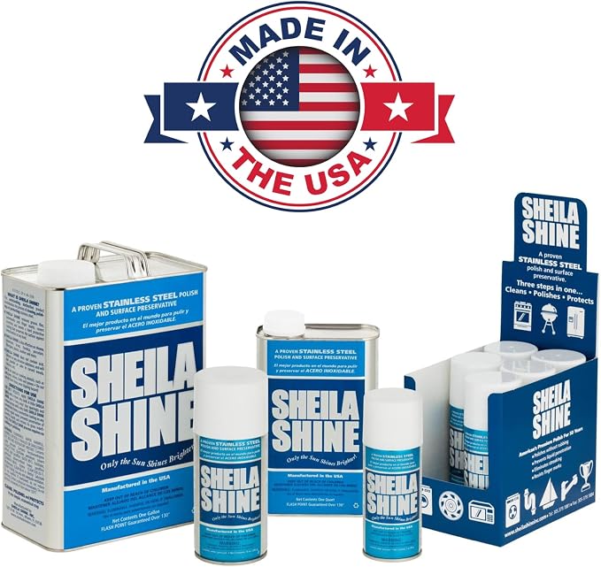 Sheila Shine 2 x 10 Oz. Stainless Steel Cleaner and Polish Aerosol Spray - Image 6