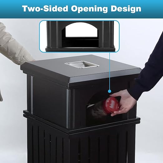 IRONWALLS Commercial Trash Can - Image 4