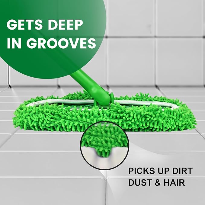 6Pcs Reusable Microfiber Mop Pads Compatible - Image 4