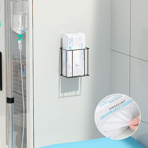 Magnetic Glove Box Holder Wall Mount, Disposable Glove Dispenser, Rubber Latex - Image 5