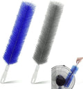 2 Pcs Cobweb Duster, Bendable Fan Duster, Plastic Fan Cleaner Brush, Microfiber by Unknown