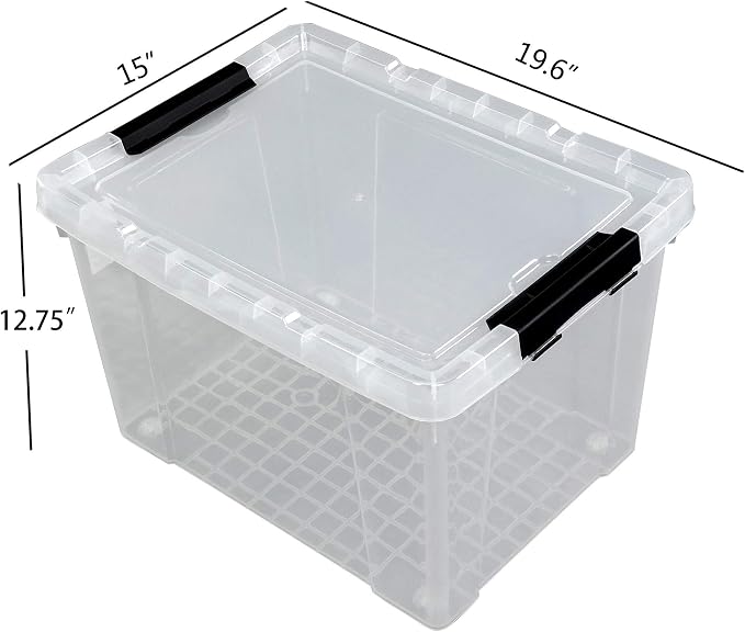 Ggbin 4 Packs 50 Quart Plastic Container Bin - Image 3