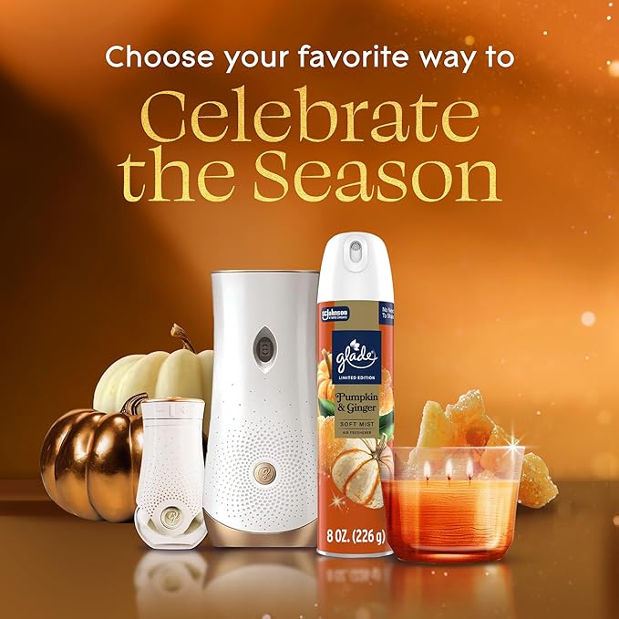Glade PlugIns Refills Air Freshener, Pumpkin & Ginger, Scented and Essential - Image 8