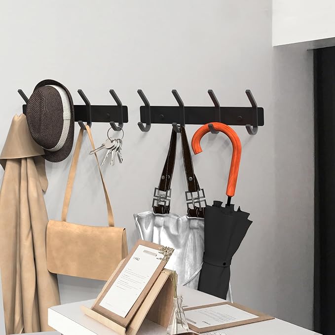 VAEHOLD Wall Hooks, Heavy Duty Aluminum Towel Hooks - Image 6