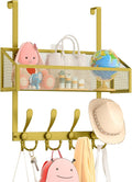 Over The Door Hooks Organizer, Coat Rack Over The Door Storage Hanger Towel Rack by Kaiferty