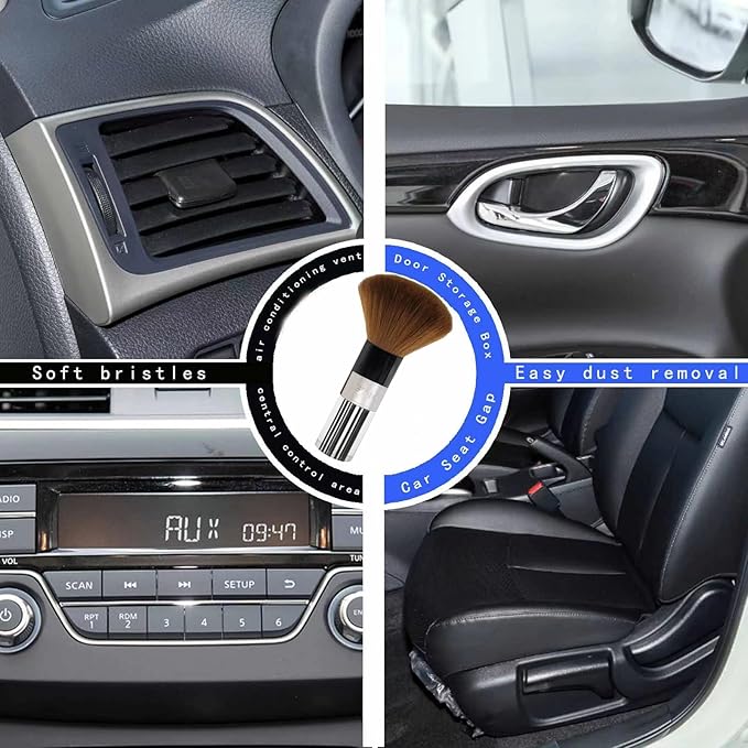 Car Interior Dusting Brush Auto Dust Sweeping Soft Brush Automotive Mini Duster - Image 4