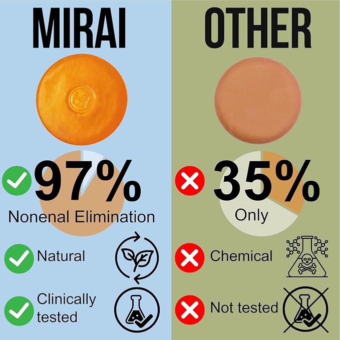 MIRAI Clinical Persimmon Soap Bar - Image 3