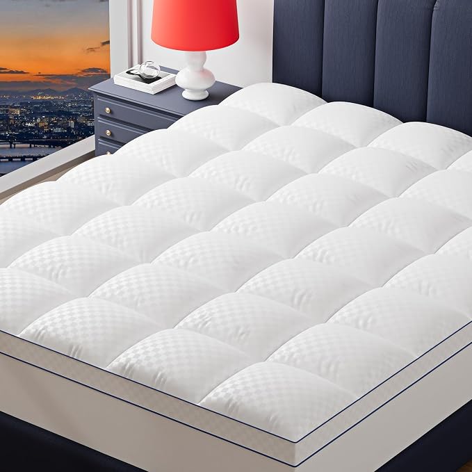 Mattress Topper Full Mattress Pad Cover Mattress Protector by Reitti