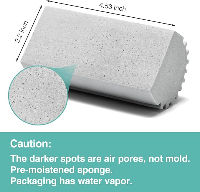 6 Pack Damp Dusting Sponge Duster, Reusable Household Cleaning Sponge Tool - Image 6