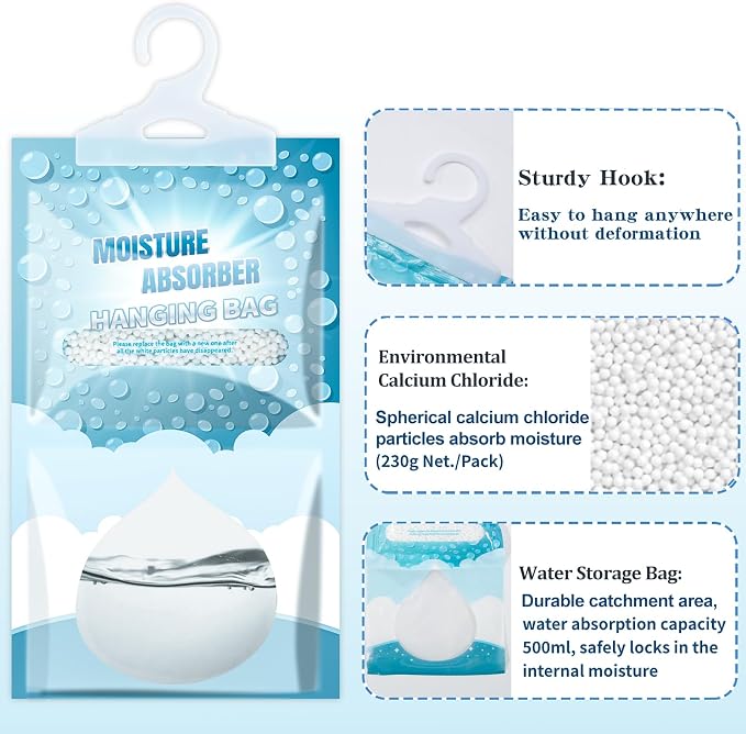 12 Pack Hanging Moisture Absorbers - Image 3