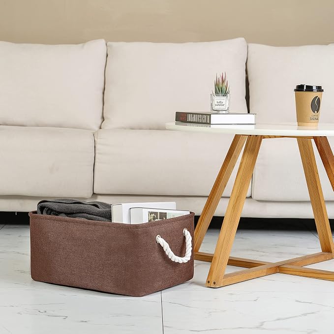 WarmHome Fabric Storage Bin Shelf Basket - Image 3