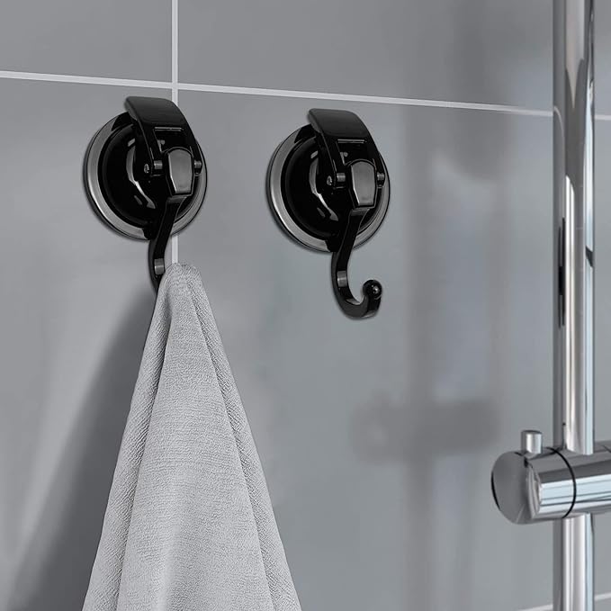 Heavy Duty Vacuum Shower Hooks - Image 2