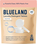 BLUELAND Laundry Detergent Tablets, Plastic-Free Eco-Friendly Pods, Liquid by BLUELAND