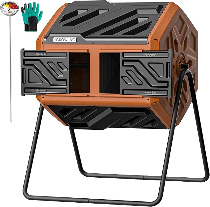 THEGROW'ING Updated 43 Gallon Outdoor Compost Bin. by THEGROWING