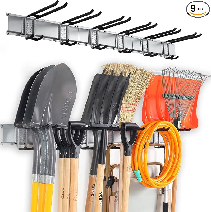 Wall Mount Tool Storage Rack, Garage Organization, Heavy Duty Garage Storage by Aking+Ace