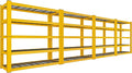 REIBII 72''H Garage Shelving 3010 LBS Storage Shelves Adjustable Metal Shelving by REIBII