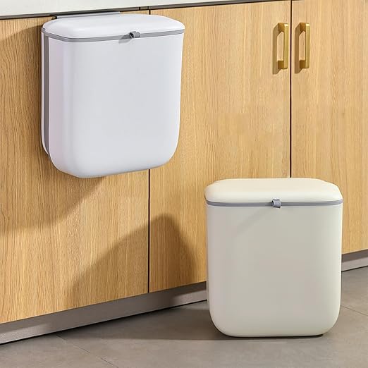 Soddeph 3.2 Gallon Foldable Hanging Trash Can - Image 8