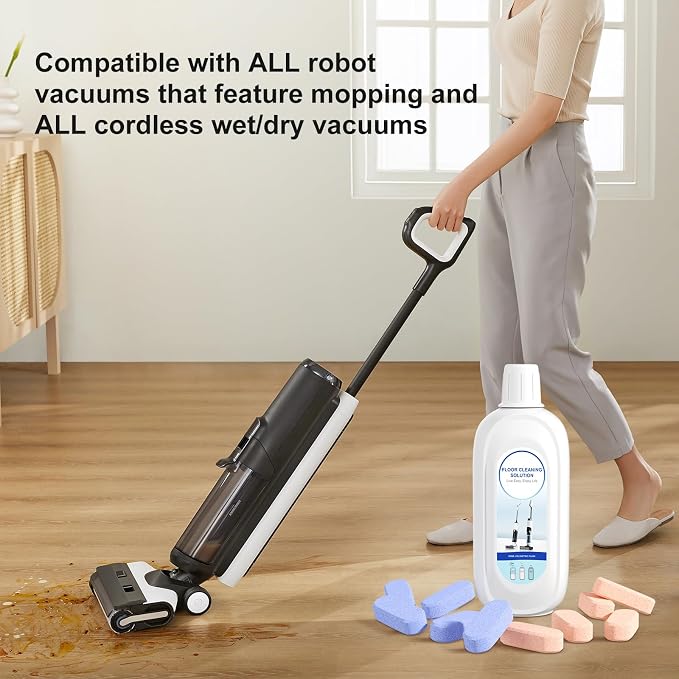 10 Bottles Compatible with Tineco Cleaning Solution Pet 500ml Per Bottle Orange - Image 7