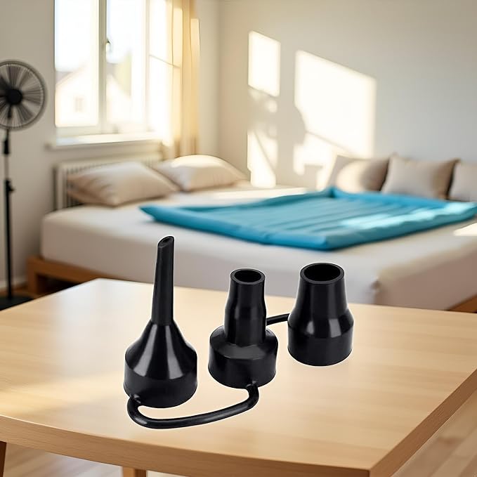 3 Sizes Black Air Pump Replacement Nozzles, Inflatable Pump Nozzles Head - Image 2