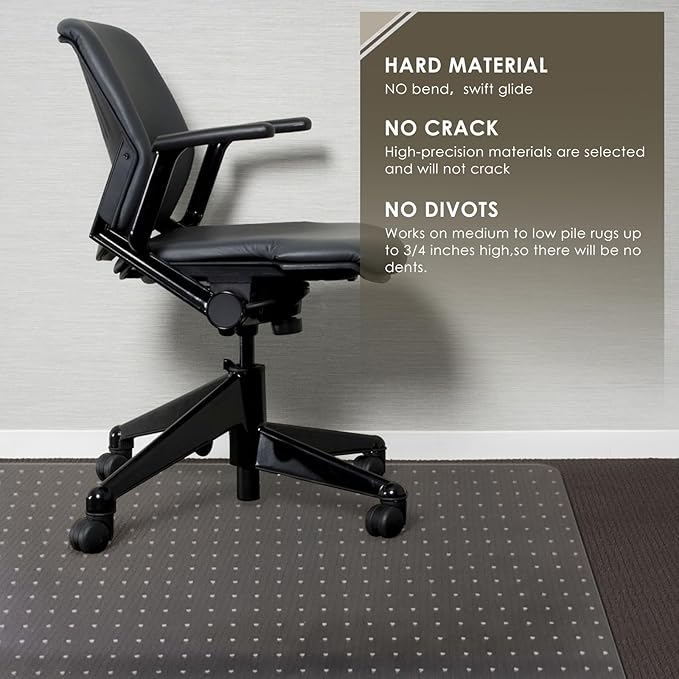 Azadx Heavy Duty Office Chair Mat - Image 4