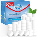KIISIISO Toilet Bowl Cleaner Tablets 50 PACK, Automatic Bleach Toilet Tank by Long-lastingCleanToilet