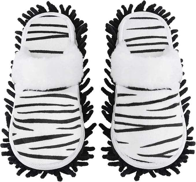 Microfiber Floor Mop Slippers House Dust Cleaning Tool Detachable Washable Shoes by frjjthchy