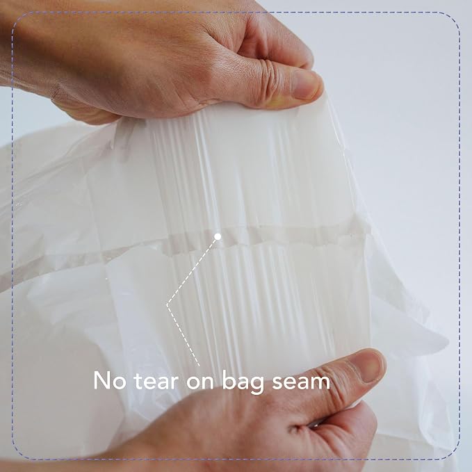 13 Gallon Drawstring Trash Bags, Lavender Scented 200 Count Tall Kichen Garbage - Image 4